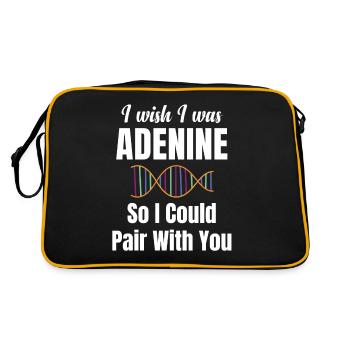 J’aimerais être Adénine, pour pouvoir vivre avec toi - Sac Retro - noir/or - Dos