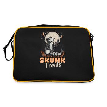 Skunk Skunk Trails - Sac Retro - noir/or - Dos