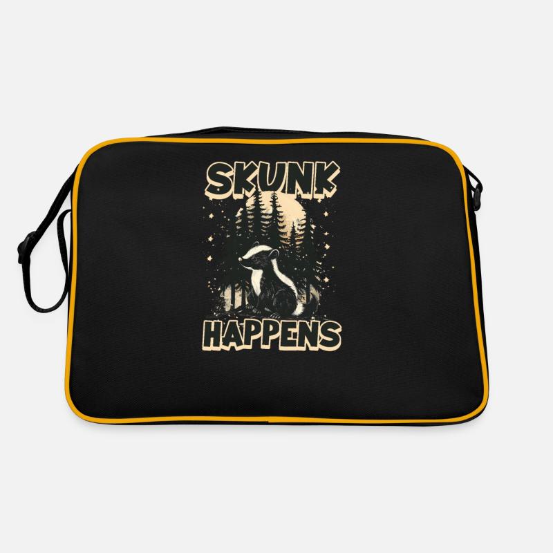 Skunk Skunk Happens Retro Tasche