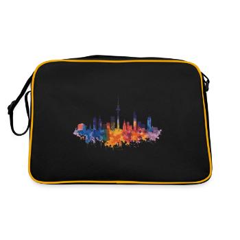 Marne - Sac Retro - noir/or - Dos