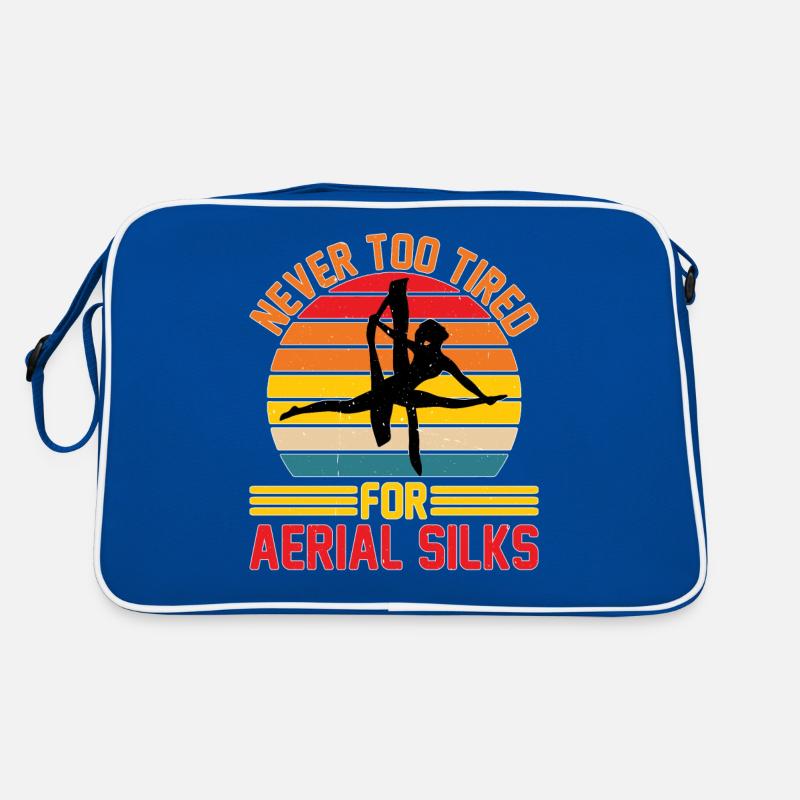 Never Too Tired For Aerial Silks Retro Tasche