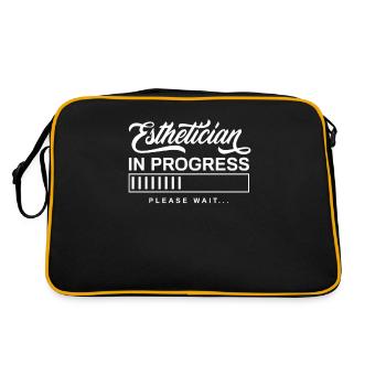 Skin Care Beautician Cosmetics - Retro Bag - black/gold - Back