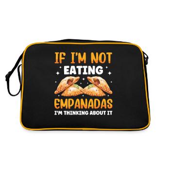 Mexican Venezuelan Empanada - Retro Bag - black/gold - Back