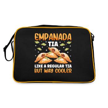 Mexican Venezuelan Empanada - Retro Bag - black/gold - Back