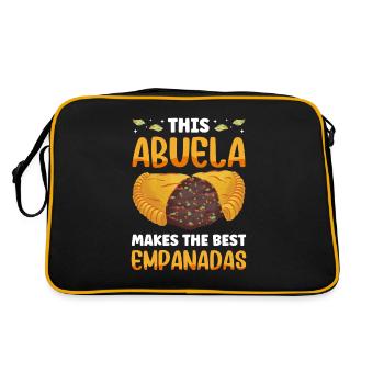 Mexican Venezuelan Empanada - Retro Bag - black/gold - Back