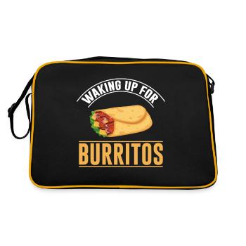 Cadeau Burrito - Sac Retro - noir/or - Dos