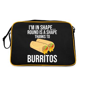 Cadeau Burrito - Sac Retro - noir/or - Dos