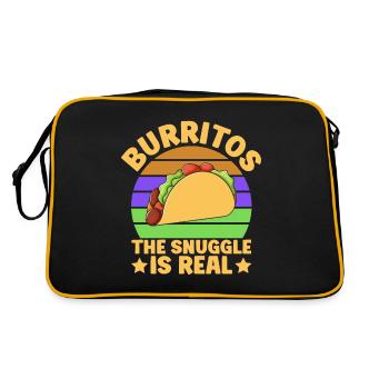 Cadeau Burrito - Sac Retro - noir/or - Dos