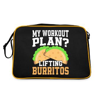 Cadeau Burrito - Sac Retro - noir/or - Dos