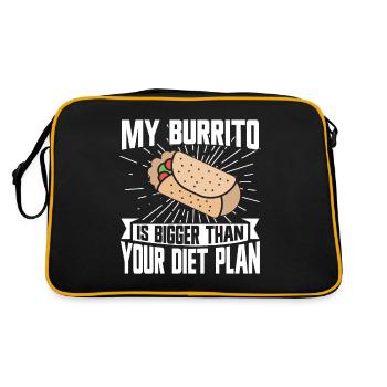 Cadeau Burrito - Sac Retro - noir/or - Dos