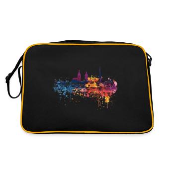 Menden (Sauerland) - Retro Bag - black/gold - Back