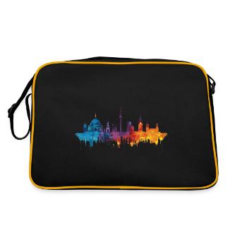 Lande-de-la-Murmure - Sac Retro - noir/or - Dos