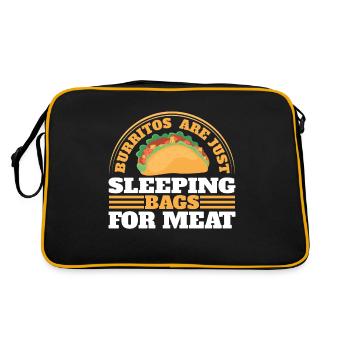 Cadeau Burrito - Sac Retro - noir/or - Dos