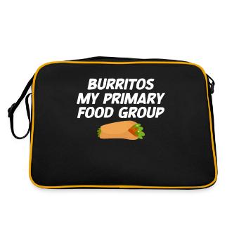 Cadeau Burrito - Sac Retro - noir/or - Dos