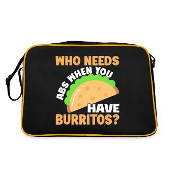 Cadeau Burrito - Sac Retro - noir/or - Dos