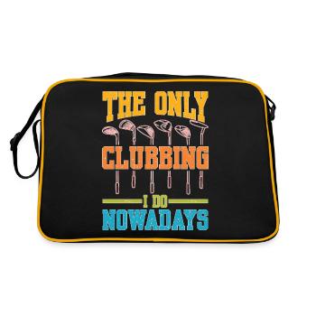 Le seul clubbing que je fais aujourd’hui - Sac Retro - noir/or - Dos