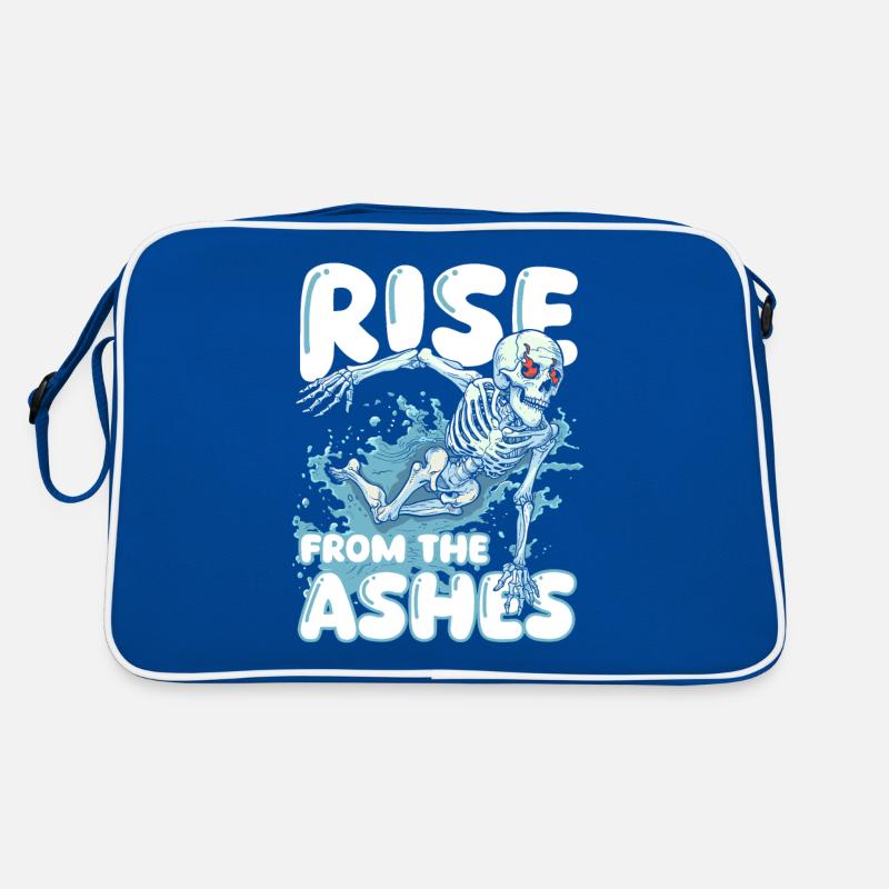 Swimming Float Skeleton Retro Bag