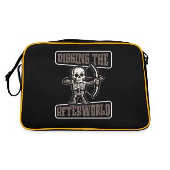 Archery Archery Archery Archer - Retro Bag - black/gold - Back