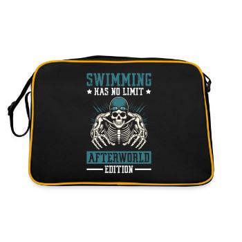 Swimming Float Skeleton - Retro Bag - black/gold - Back