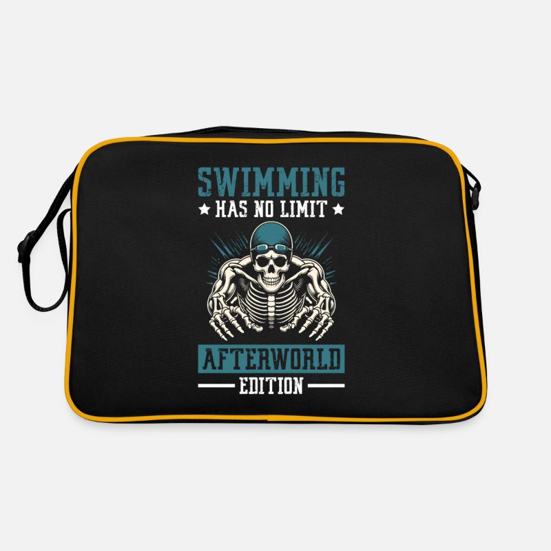 Swimming Float Skeleton Retro Bag