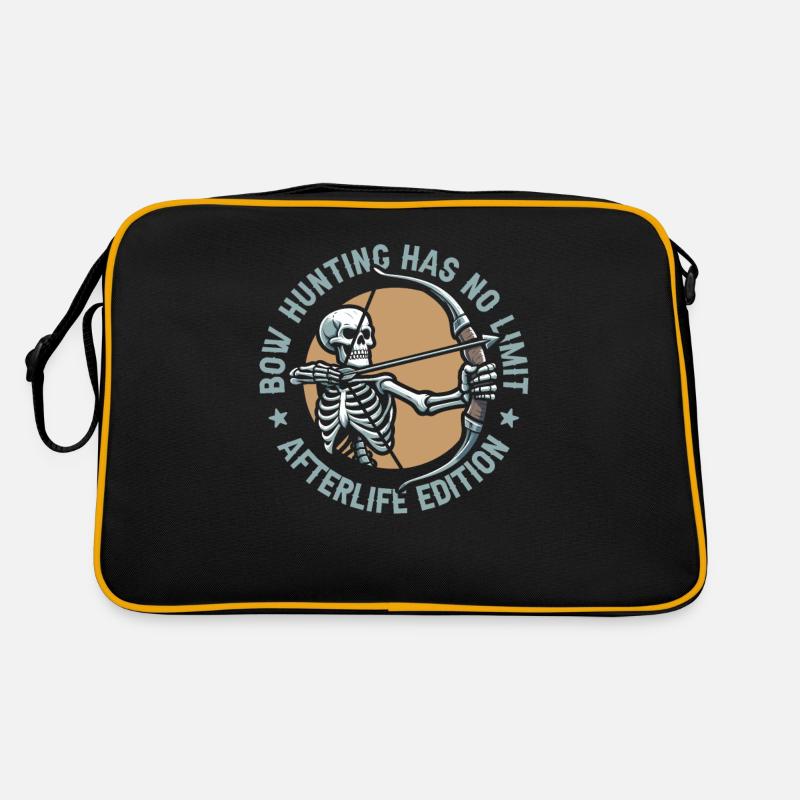 Bow Hunting Bow Hunter Skeleton Retro Bag
