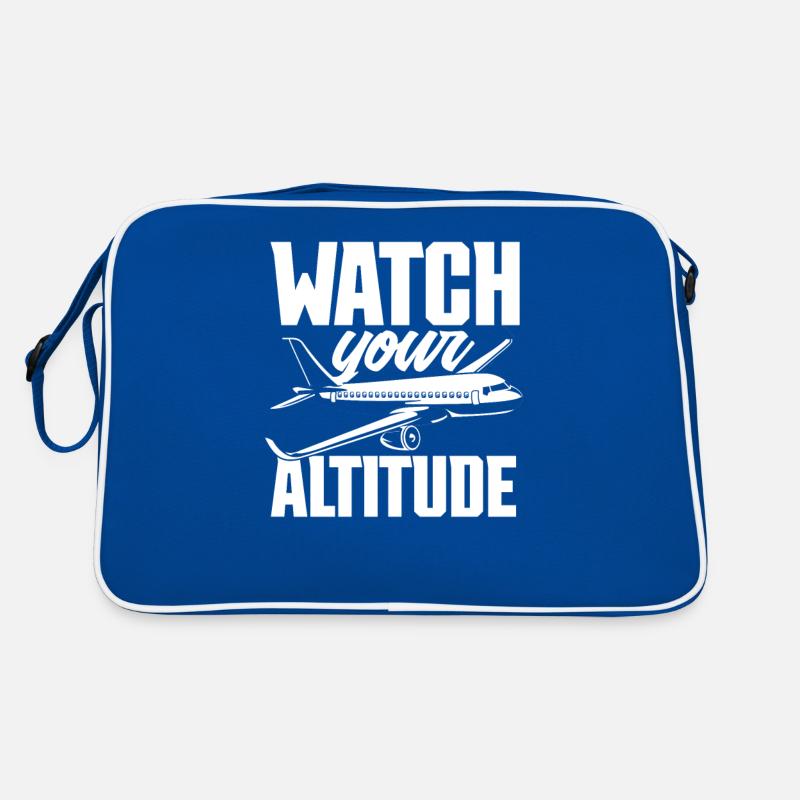 Pilot Piloten Geschenk Spruch Retro Tasche