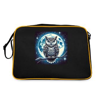 Enhance your style with our owl - Retro Bag - black/gold - Back