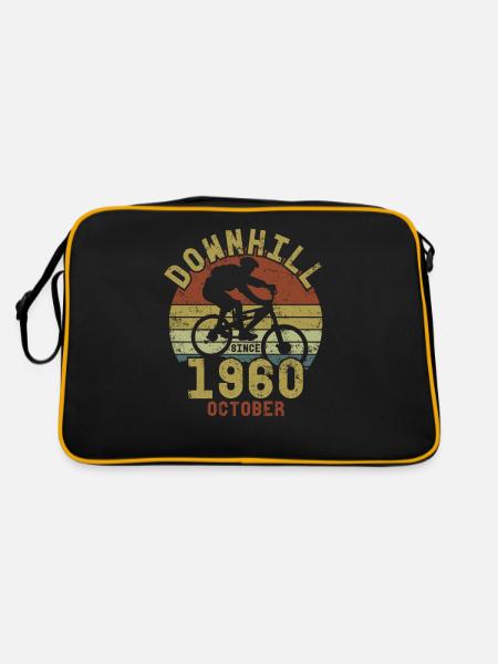 Birthday Downhill Bike Bike October 1960 - Retro Bag - black/gold - Back