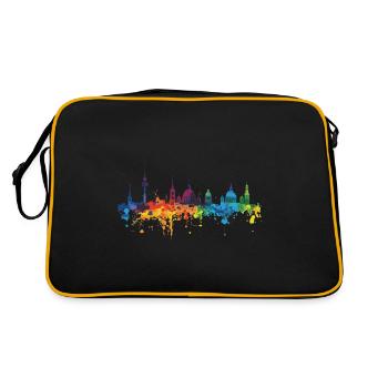Neubrandenburg - Sac Retro - noir/or - Dos