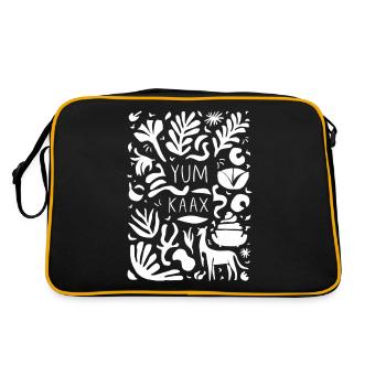 Dieu Maya Mythologie Maya Vieux Dieu Miam - Sac Retro - noir/or - Dos