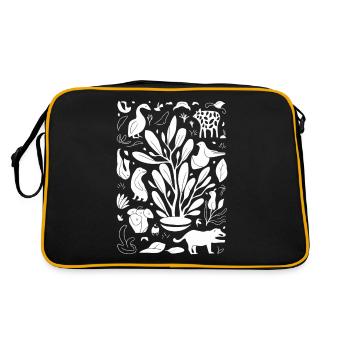 Dieu Maya Mythologie Maya Vieux Dieu Miam - Sac Retro - noir/or - Dos