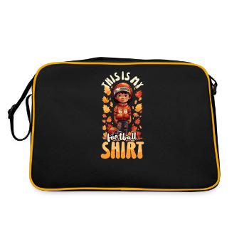 Thanksgiving Football Ma tenue de football - Sac Retro - noir/or - Dos