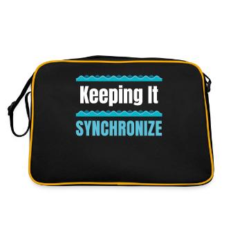 Gesc Sync Natation Ballerine Roue - Sac Retro - noir/or - Dos