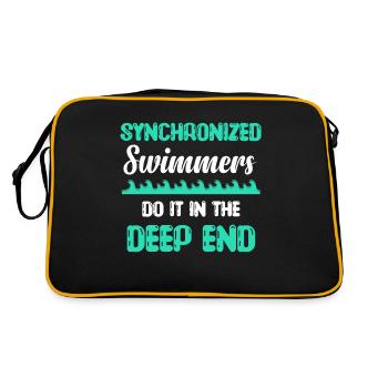 Les nageuses synchronisées survivent au froid dans la roue du chariot - Sac Retro - noir/or - Dos