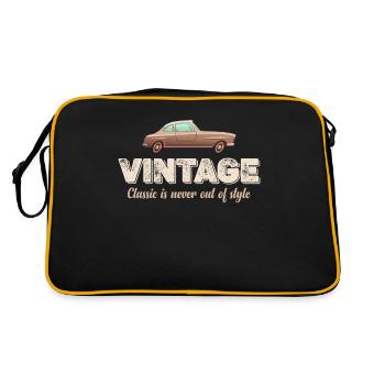 Le classique vintage ne se démode jamais Collector - Sac Retro - noir/or - Dos