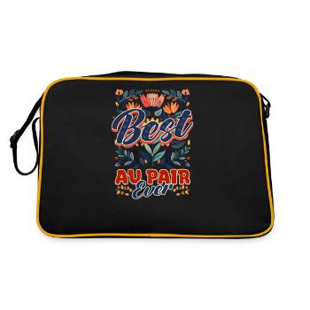 Au Pair Best Au Pair Ever - Retro Bag - black/gold - Back