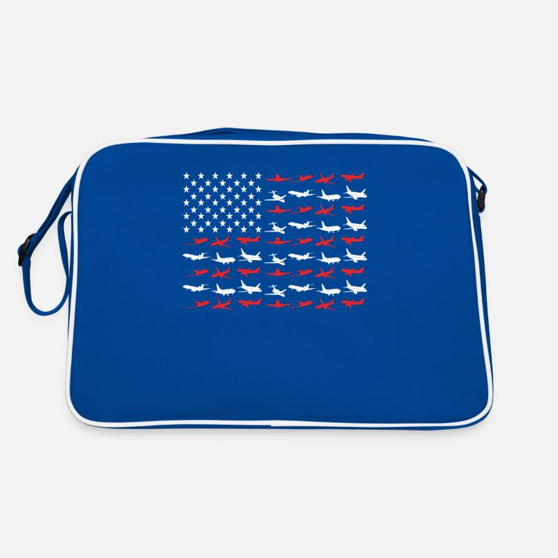 Pilote de drapeau américain Sac Retro