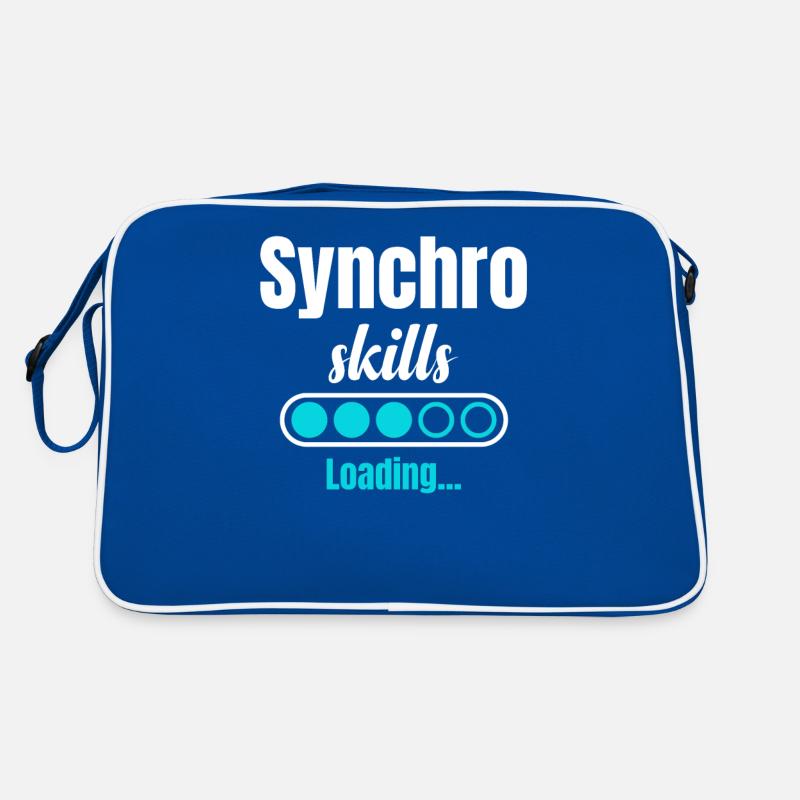 Synchro-skills Werden Geladen.. Synchronschwimmen Retro Tasche