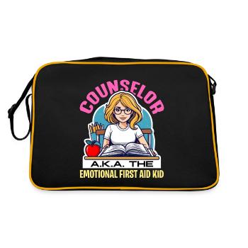 Conseiller scolaire Conseiller alias Le Thérapeute - Sac Retro - noir/or - Dos