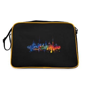 Oldenburg - Retro Bag - black/gold - Back