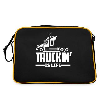 Chauffeur de camion Life Truck - Sac Retro - noir/or - Dos