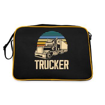 Camionneur - Sac Retro - noir/or - Dos