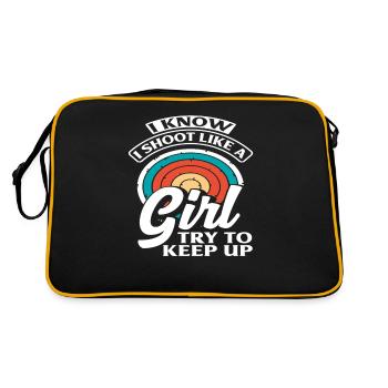 Archery Girl Archery - Retro Bag - black/gold - Back