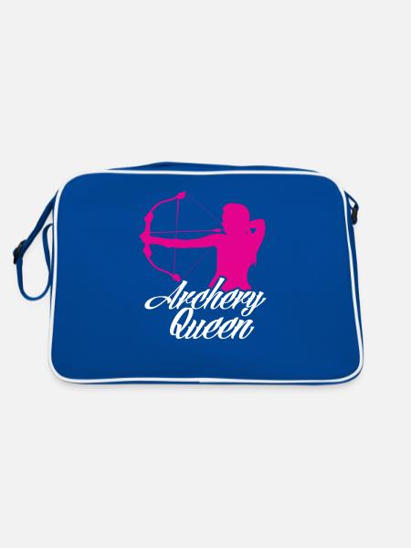 Archery Queen - Retro Bag - blue/white - Back