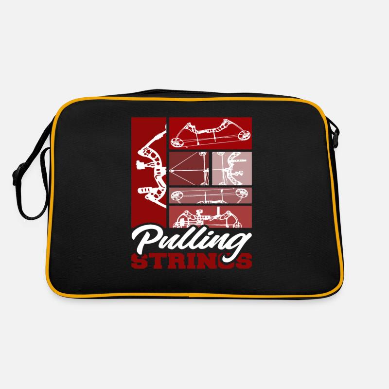 Bogen Bogensport Bogenschießen Retro Tasche