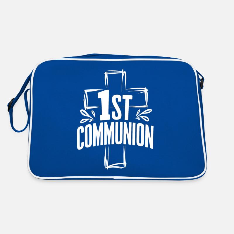 Conception de la croix de première communion Sac Retro