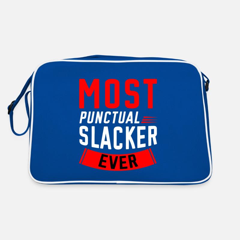 Most Punctual Slacker Ever 2 Retro Bag