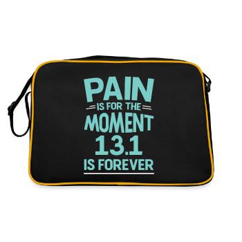 La douleur est pour le moment 13.1 est éternelle 2 - Sac Retro - noir/or - Dos
