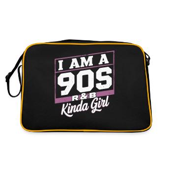 I'm a 90s R&B Kinda Girl - Retro Bag - black/gold - Back