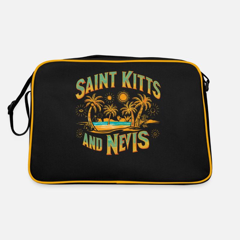 Saint-Kitts-et-Nevis Souvenir Île Paradise Rétro Sac Retro